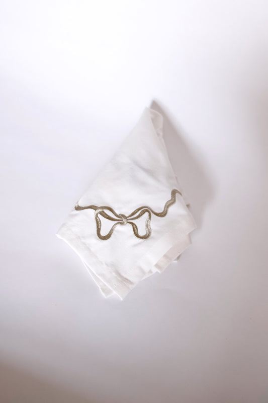 Bow Napkin - Sage