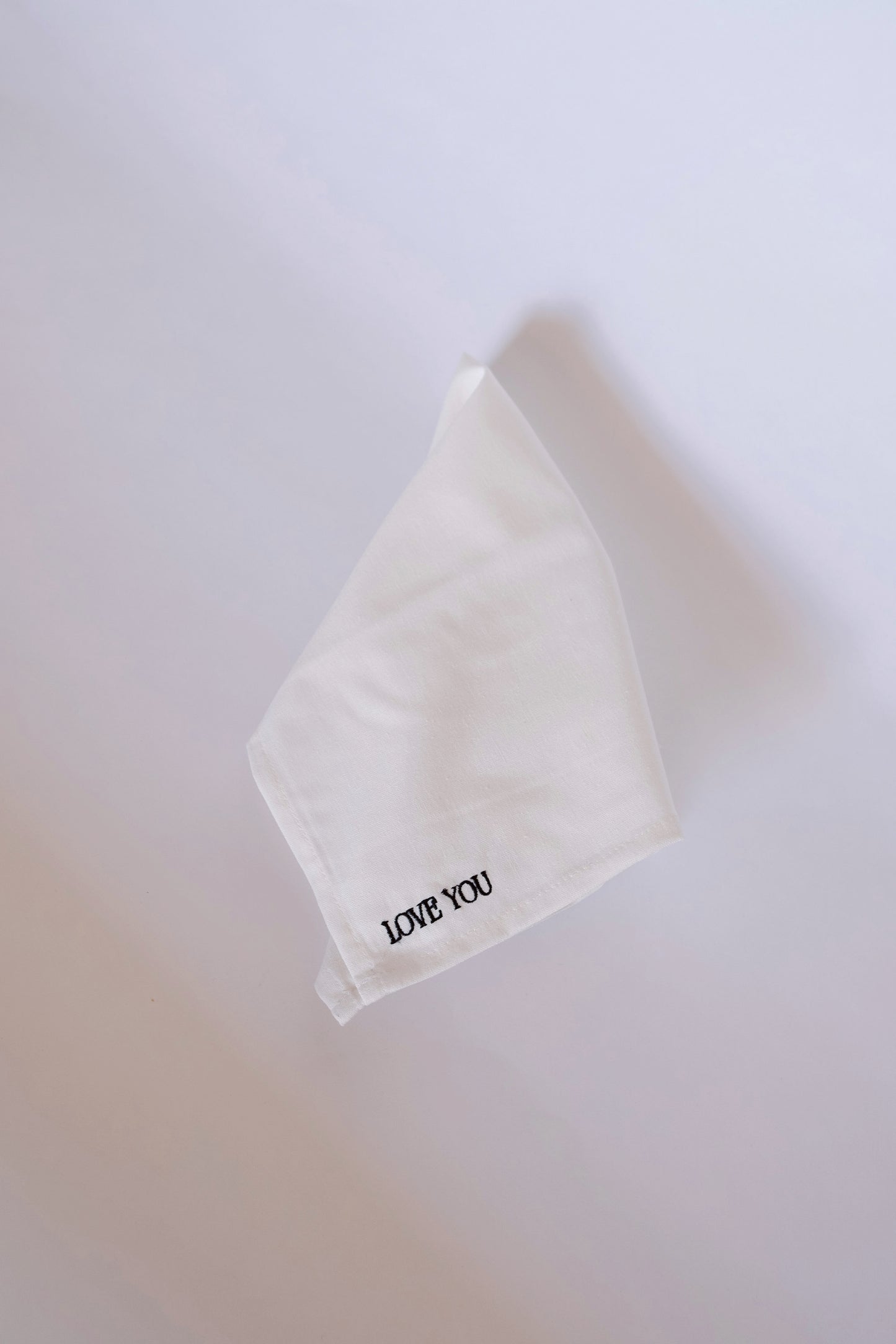 Love you Napkin - Black