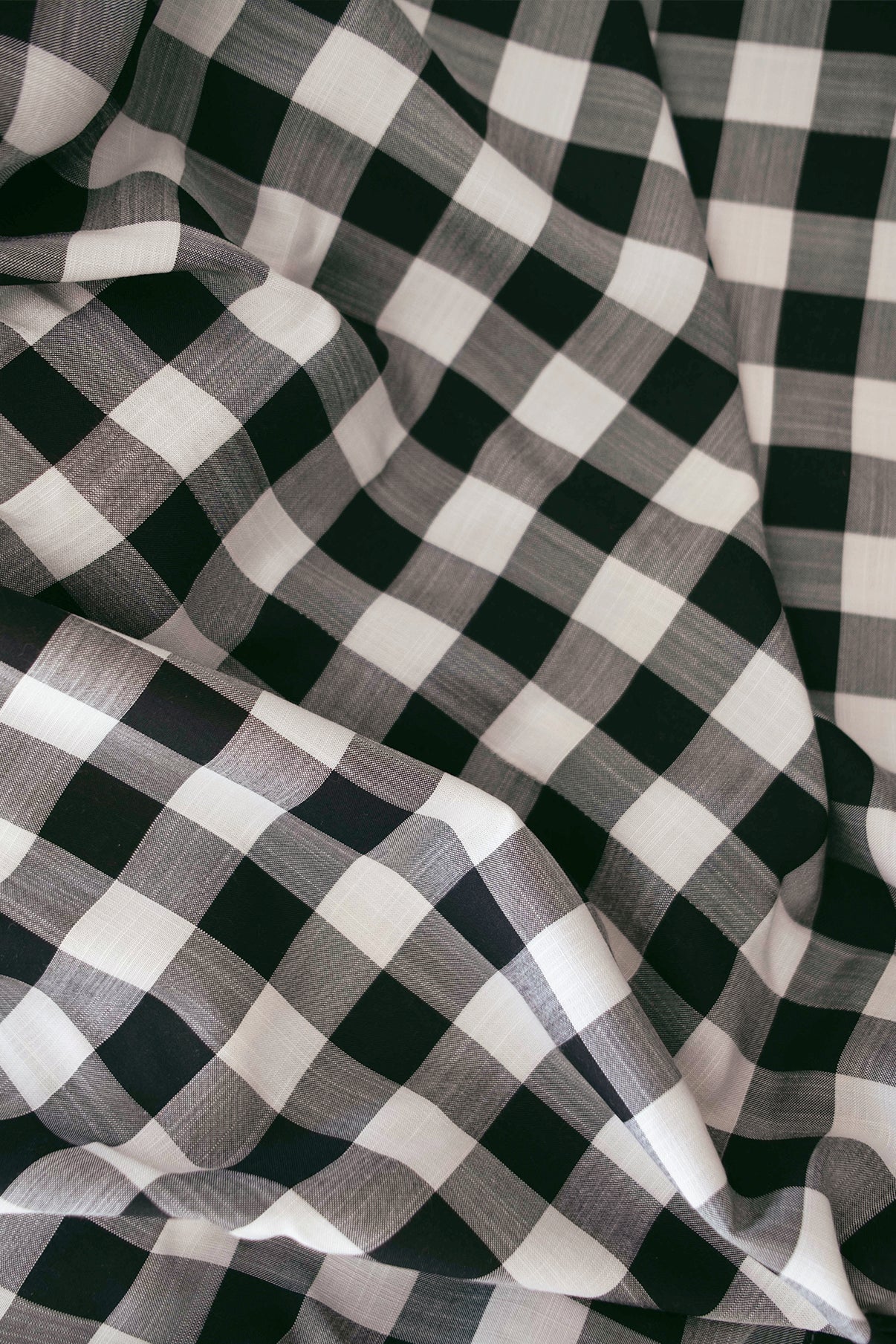 Gingham Tablecloth - Black