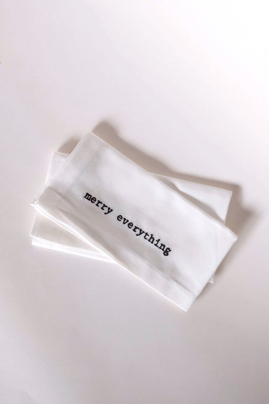 Merry Everything Napkin - Midnight